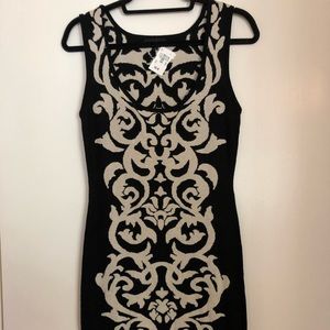 Sleek and Sophisticated Fitted Knit Dress